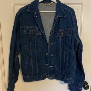 Vintage Dark Blue Denim Jacket